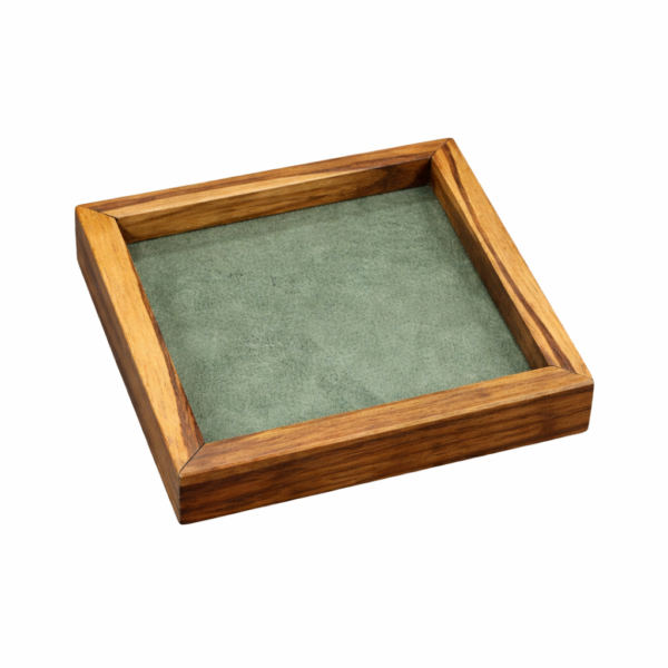 Single Cavity Mini Teakwood Flower Preservation Frame With HDF Base at Backside