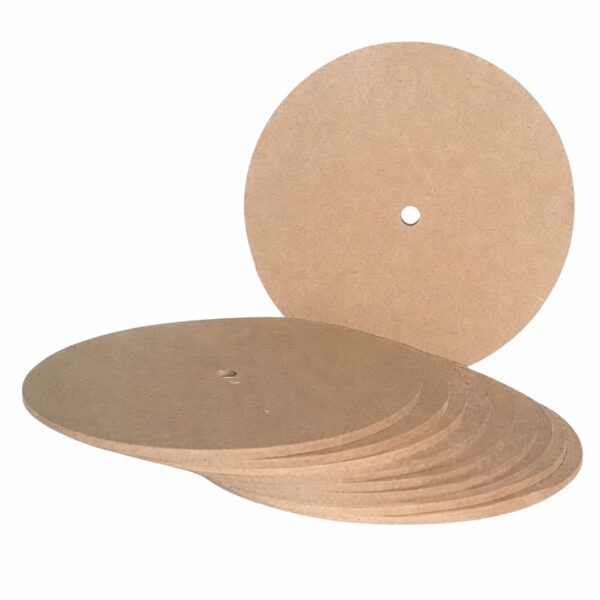 Plain Round Bases For Clock - 6mm Thickness - Bulk Quantity - Ideal For Resin Art Workshops
