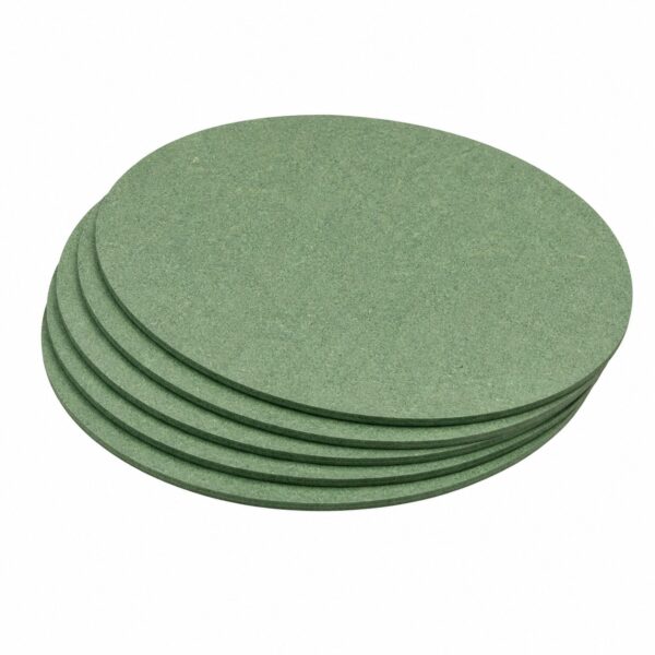 Green HDMR Heavy Quality Moistureproof - Commercial Round Art Base - Ideal for Resin Art workshops - DIY Projects