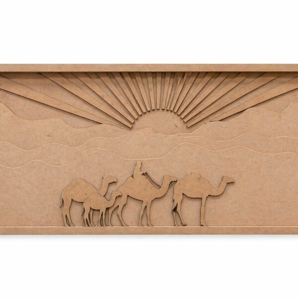 "Rajao ka Rajasthan" - Camel inspired Wall Art Base - Ideal For Wall Art