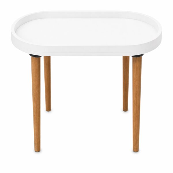 Capsule Shaped MDF Pond Coffee Table Base for Resin Art - 1" Working Depth - DIY Decor - White Primered