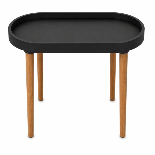 Capsule Shaped MDF Pond Coffee Table Base for Resin Art - 1" Working Depth - DIY Decor - Black Primered