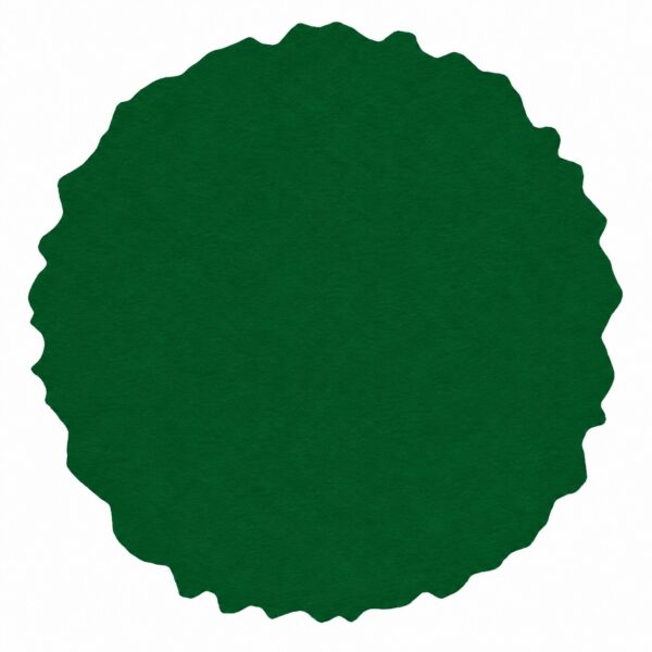Irregular Grass Bordered Round Name Plate and Art Base for Resin Art, DIY and Craft