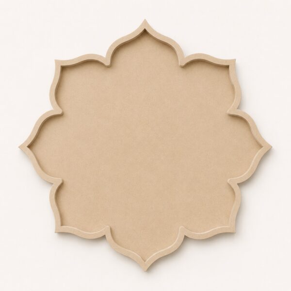 Traditional Octa-Petal Resin Pond Art base for Decorative Wall ARt DIY Projects