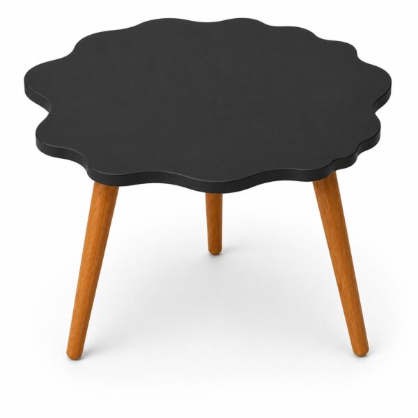 Irregualr Agate Geode Shape HDF Coffee Table Base for Resin Art - DIY Decor - Black Primered