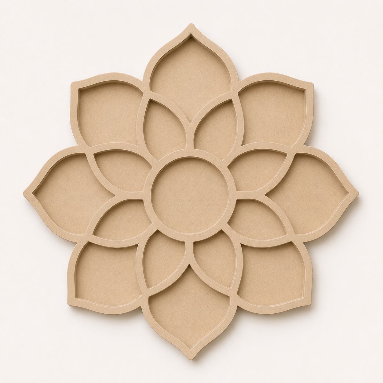 9bf949e4-1982-40b6-897d-5e60c29fa9ab Traditional Vintage Lotus Mandala Resin Pond Art base for Decorative Wall ARt DIY Projects - Image 1