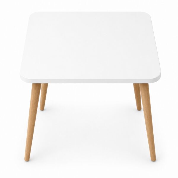 Square HDF Plain Coffee Table Base for Resin Art - DIY Decor - White Primered