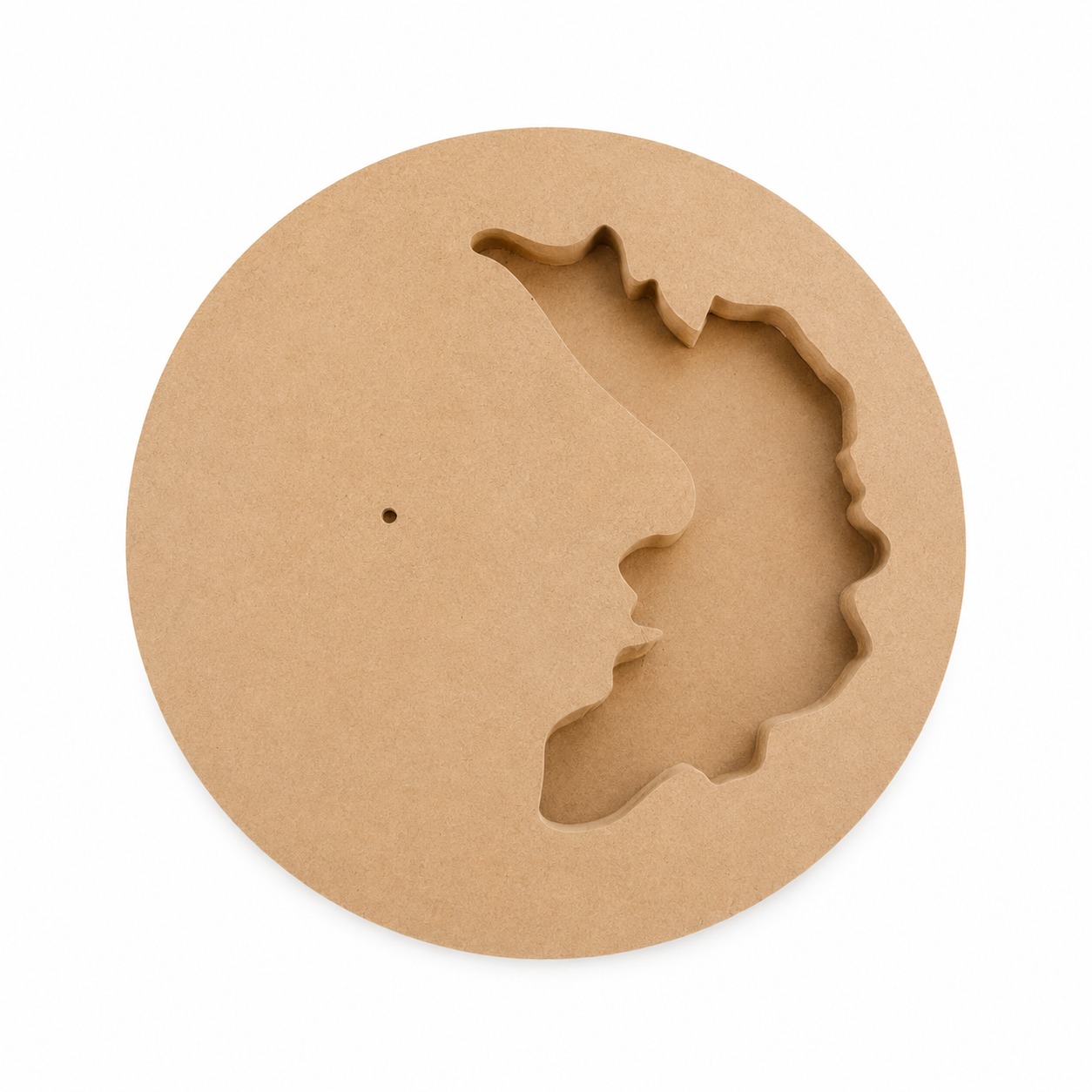 WhatsApp Image 2026-06-09 at 14.42.42 Round Agate Cavity Clock Base - DIY Resin ARt Base - Image 1