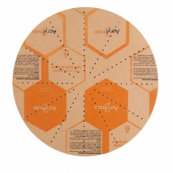 Acrylic Clock Dial Number Marking Plate : 18" Diameter : 3.5mm thickness