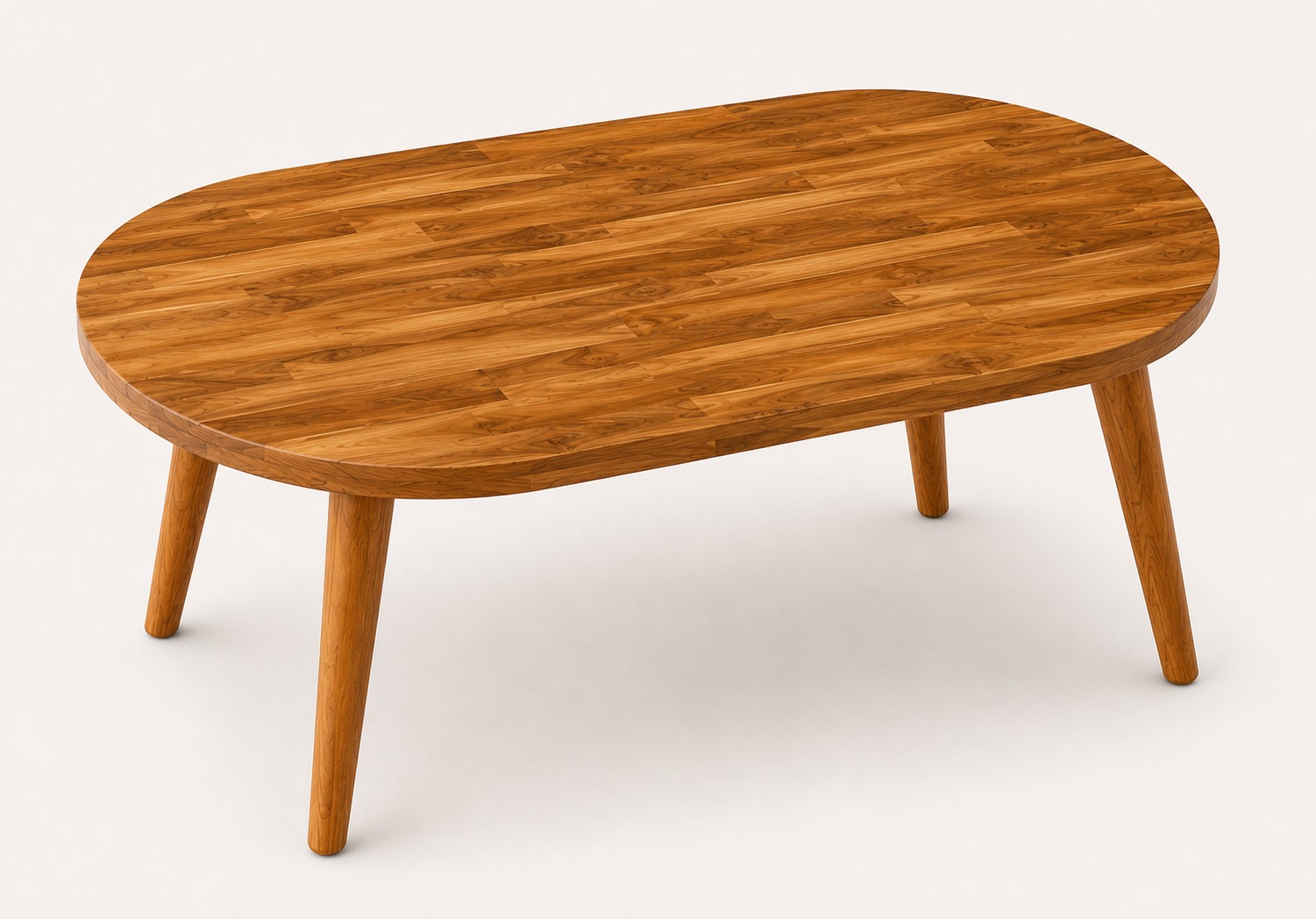 de547dbe-705d-4412-83ce-8ca6eccd3e3f Capsule Shaped Teakwood Coffee Table Base for Resin Art - DIY Decor - Image 1