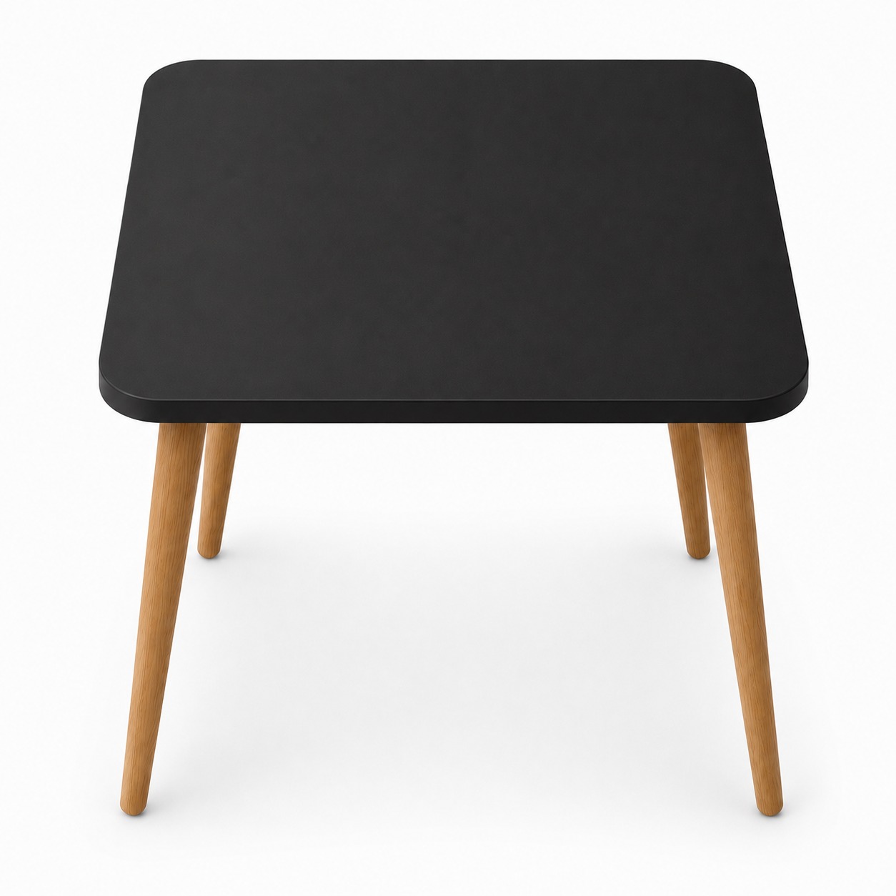 ea67afe4-83b7-47e0-b11a-dfff8c834372 Square HDF Plain Coffee Table Base for Resin Art - DIY Decor - Black Primered - Image 1